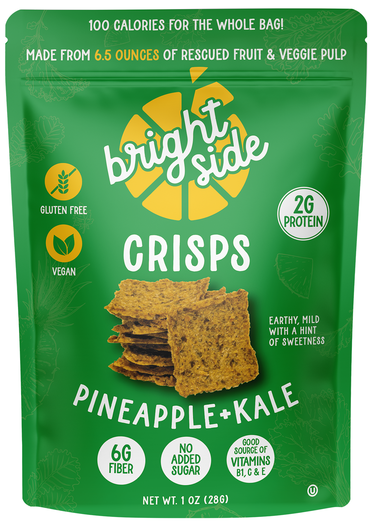 PINEAPPLE + KALE – Bright Side Snacks