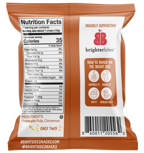 Snack Packs - Pineapple Cinnamon 6-count