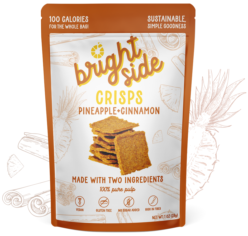 Subtle, cinnamon spice - Bright Side Crisps – Healthy, gluten-free, fiber-rich cracker alternative