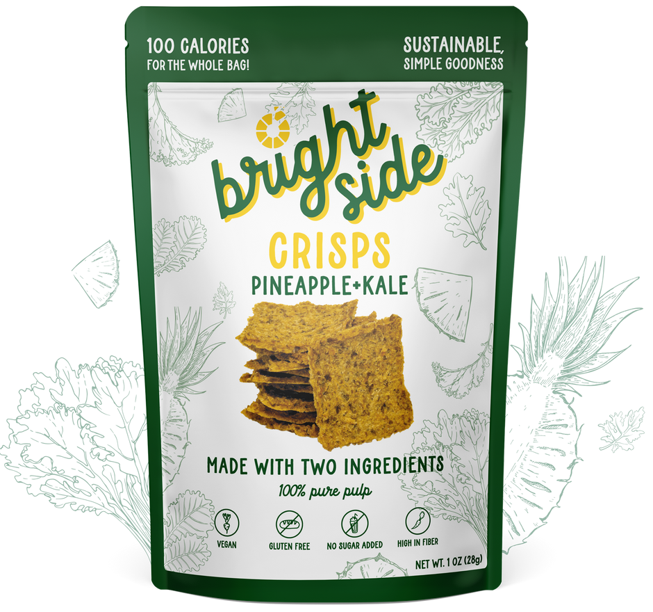 Earthy and mild - Bright Side Crisps – Healthy, gluten-free, fiber-rich cracker alternative